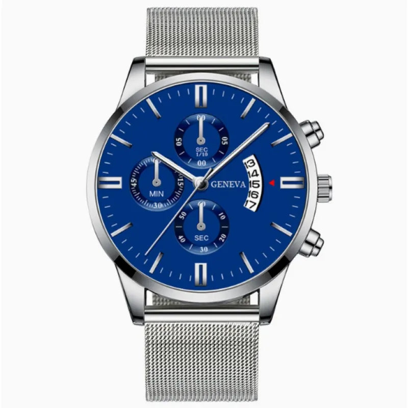 Julian | Luxury Men’s Quartz Watch – Elegant Mesh Strap
