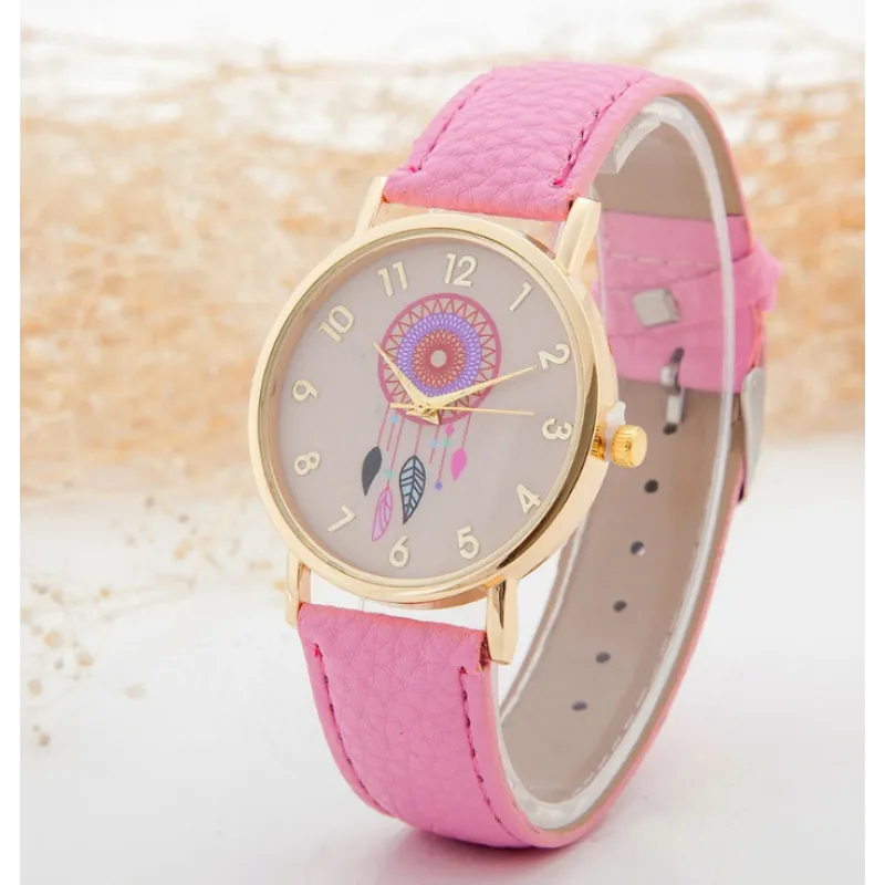 Trendy Womenβs Decorative Dial Quartz Watch β Balloon Style Belt Watch