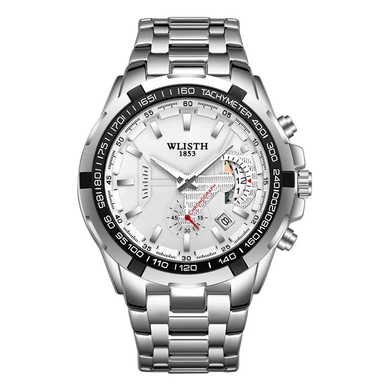 Men’s Sporty Quartz Watch – Durable & Waterproof