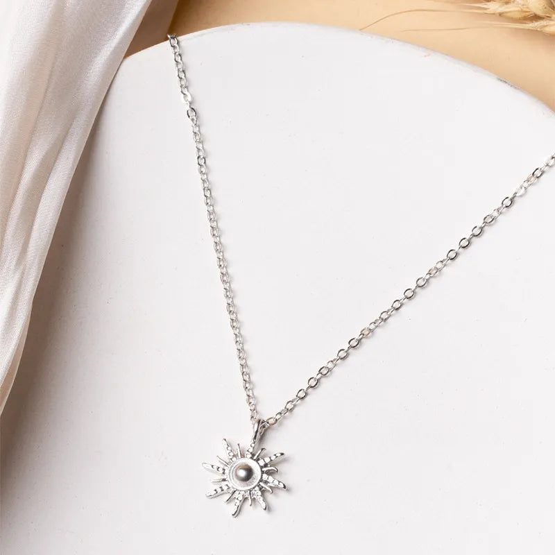 Sunlight Pendant Clavicle Necklace