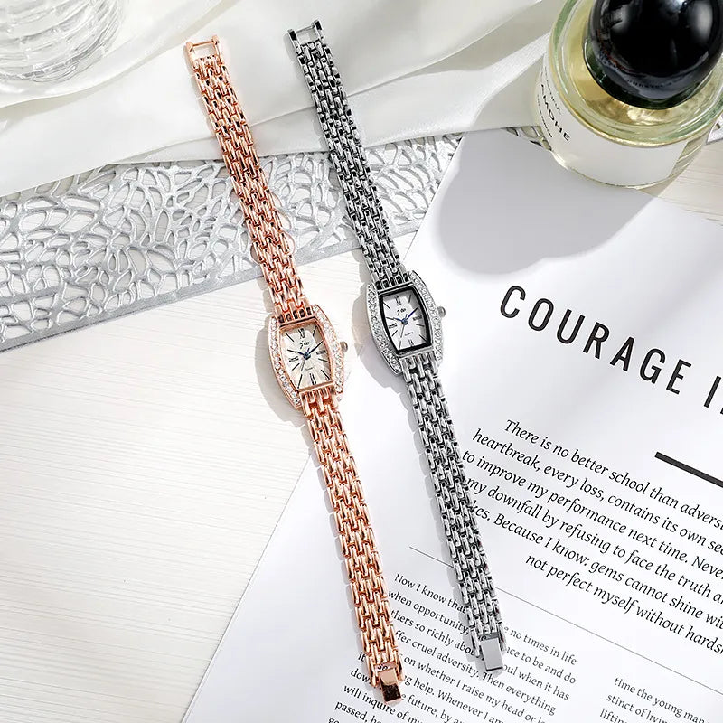 Elegant Square Jewelry Watch – Women