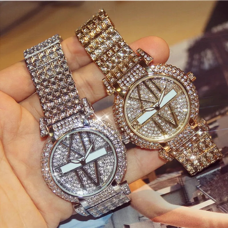 Luxury Diamond Women’s Quartz Watch