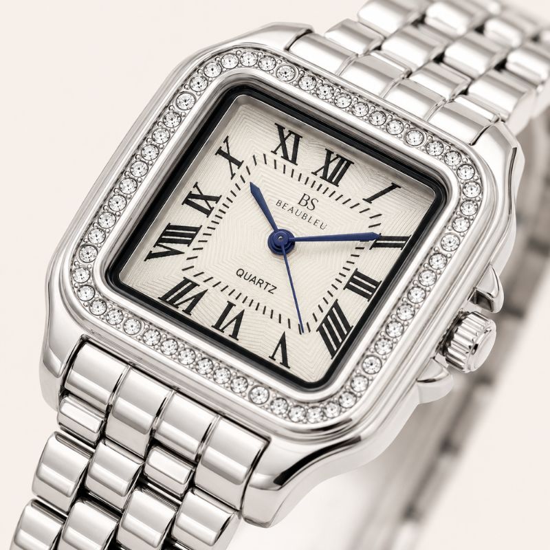 Square Crystal Bracelet Watch
