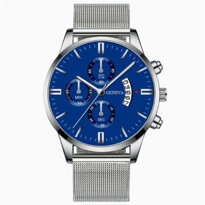 Julian | Luxury Men’s Quartz Watch – Elegant Mesh Strap