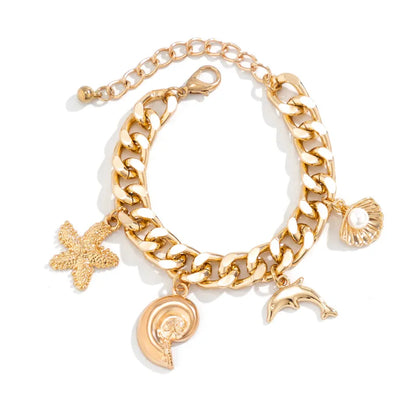 Bohemian Conch & Starfish Jewelry Set