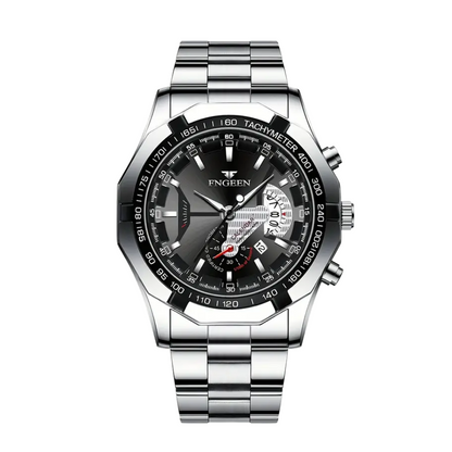Scott | Men's Large Dial Creative Calendar Wristwatch | 44mm