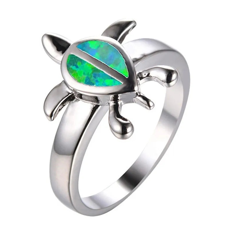 Vintage Cute Sea Turtle Ring