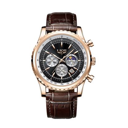 Leo | Elegant Chronograph Moon Phase Watch