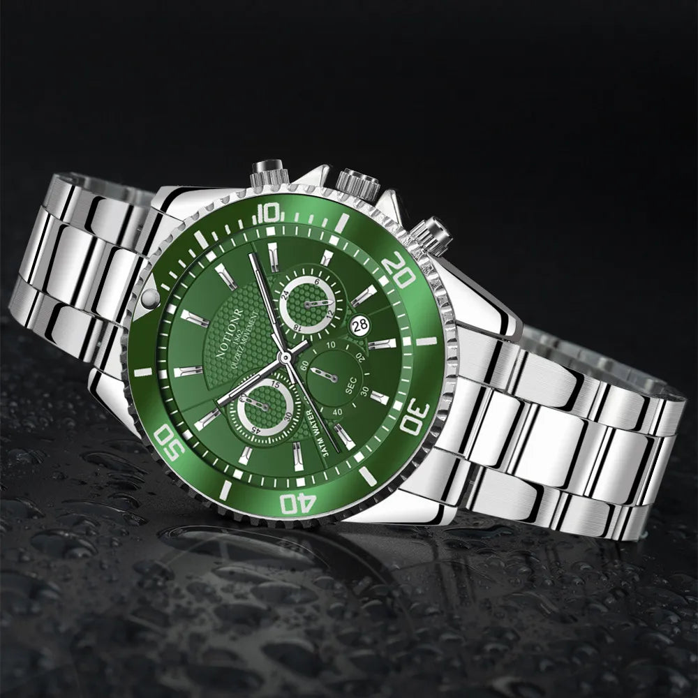 Solaris | Luxury Stainless Steel Luminous Watch