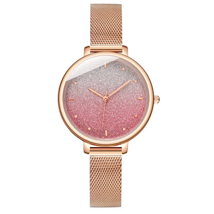 Starry Sky Luxury Quartz Mesh Watch