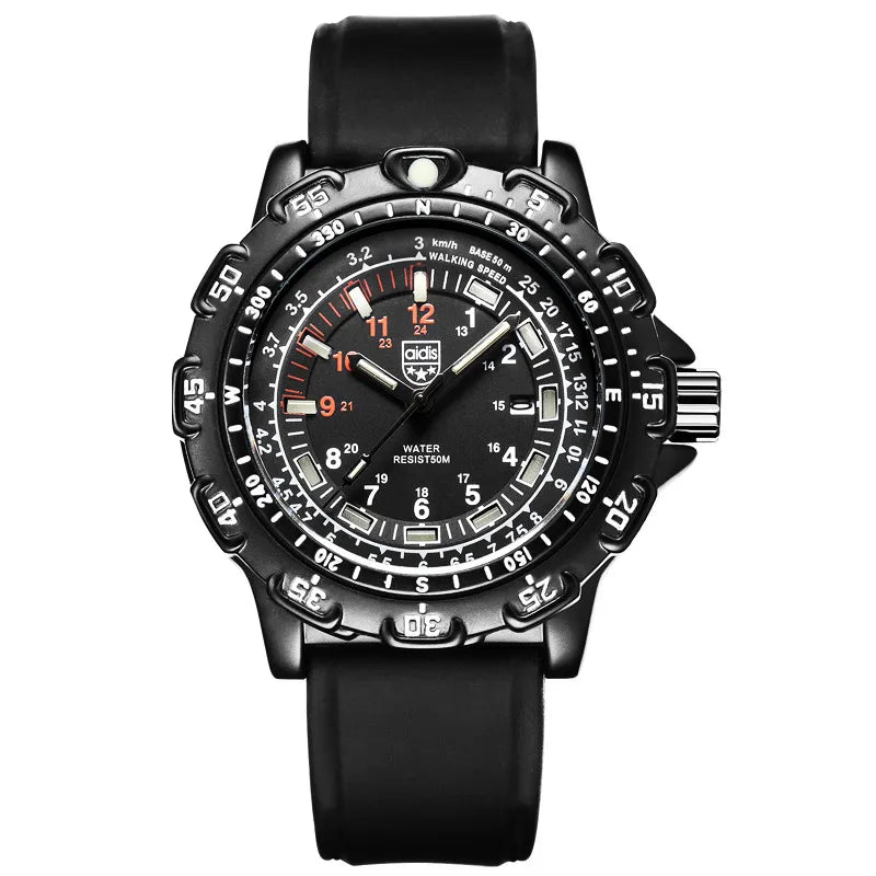 Men’s Luxury Tactical Watch – Built for Strength & Performance