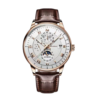 Xavier | Modern Luxury Slim Quartz Timepiece Watch | 40mm