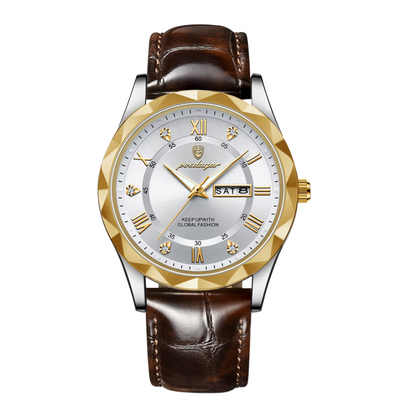 Levi | Men's Quartz Watch with Date and Day Display | 41mm