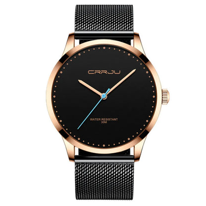 Damian | Men’s Modern Watch – Elegant Stainless Steel Mesh Band