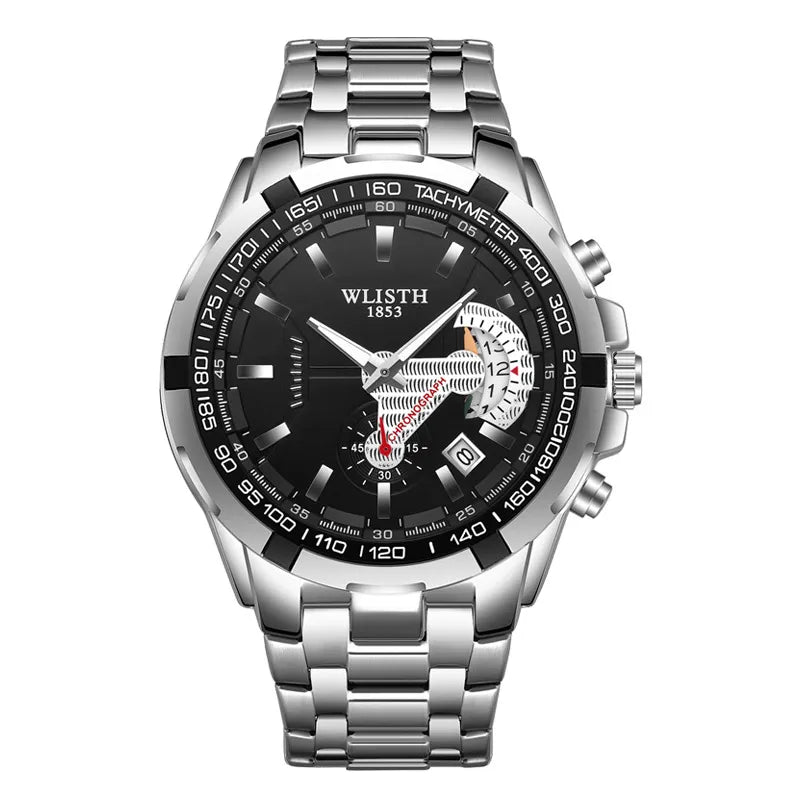 Men’s Sporty Quartz Watch – Durable & Waterproof