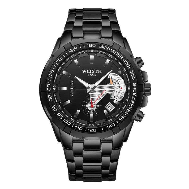 Men’s Sporty Quartz Watch – Durable & Waterproof