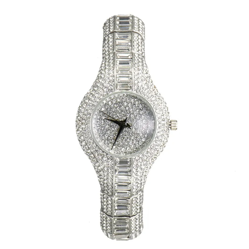 High-End Women’s Crystal & Gemstone Watch