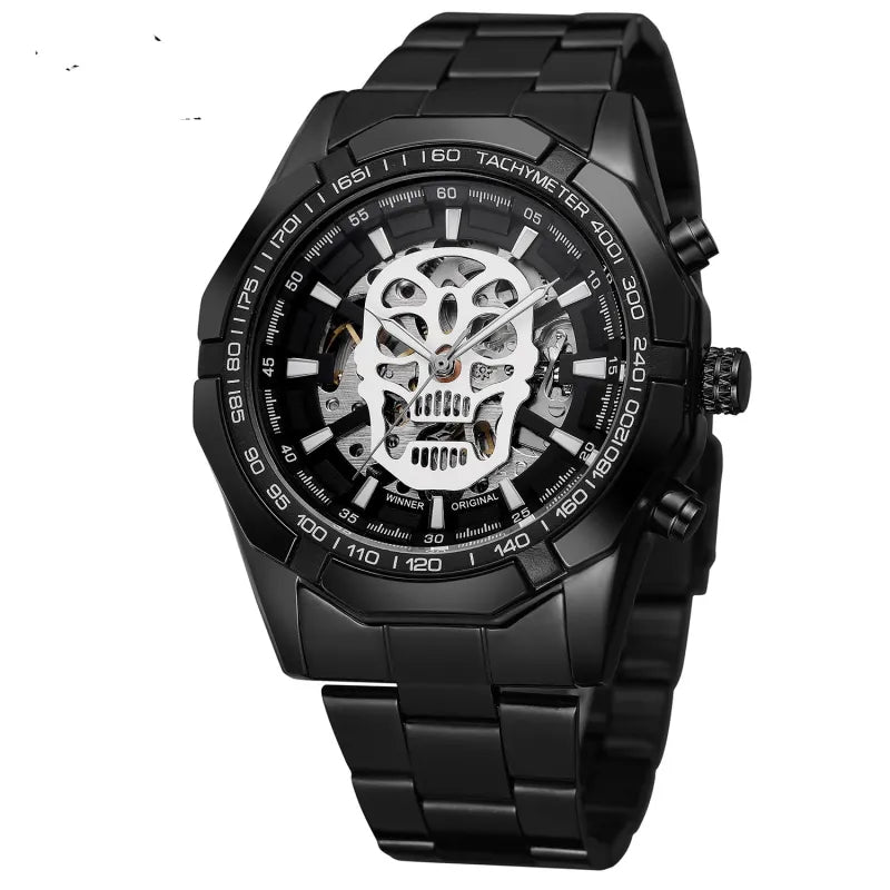 Men’s Gold/Silver Skeleton Wristwatch
