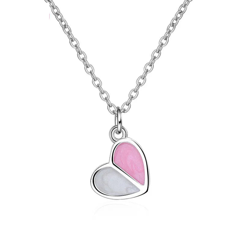 Vintage Ice Cream Heart Necklace