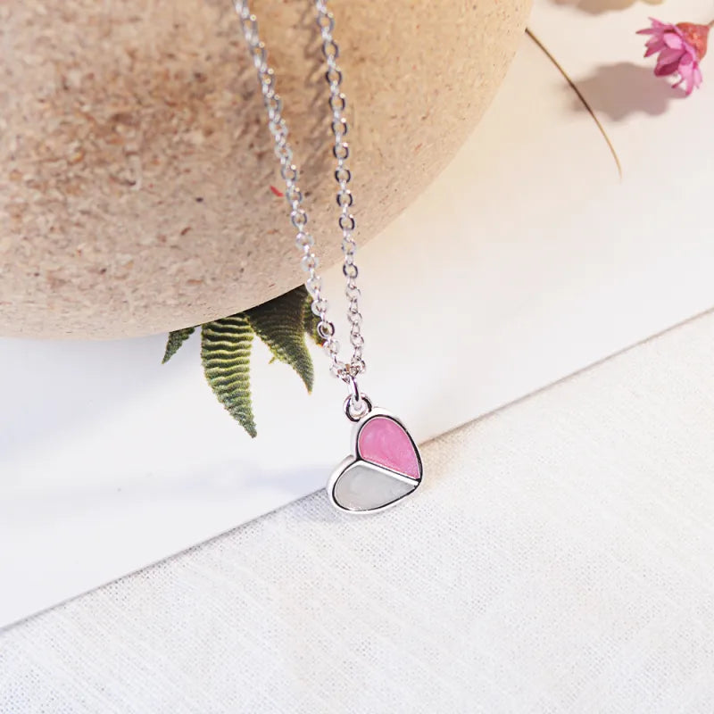 Vintage Ice Cream Heart Necklace