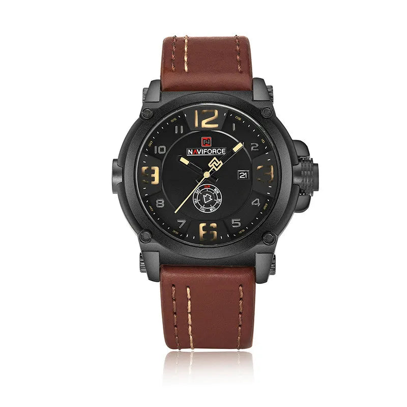 Men’s Quartz Watch with Calendar & Water Resistance