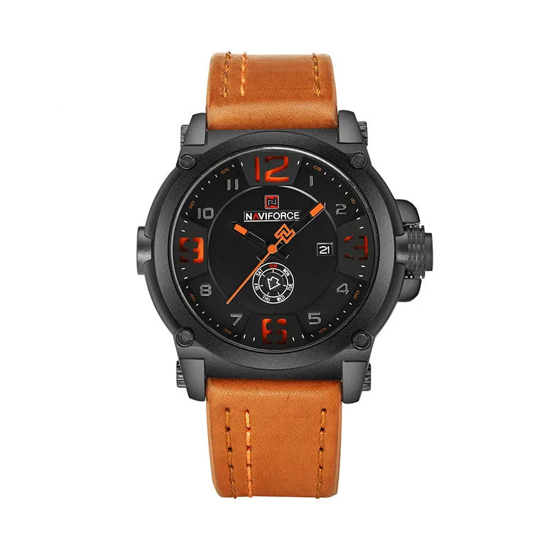 Men’s Quartz Watch with Calendar & Water Resistance