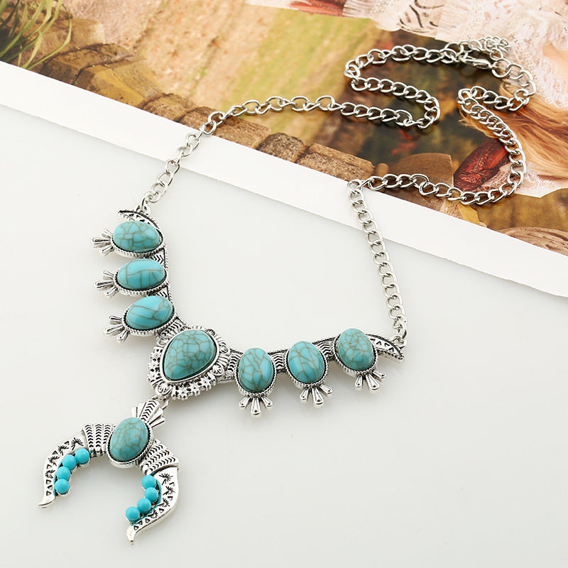 Vintage Ocean Turquoise Pendant