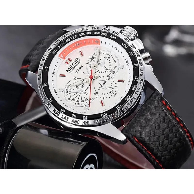 Leather Strap 3ATM Waterproof Quartz Luxury Business Mens Watches