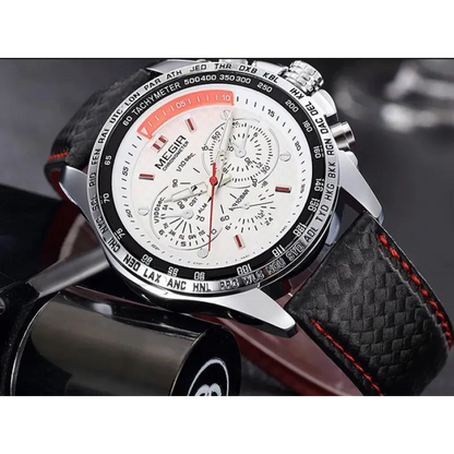 Leather Strap 3ATM Waterproof Quartz Luxury Business Mens Watches
