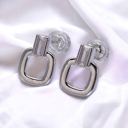 Zita Mini Square Earrings-Lydieannejewelry