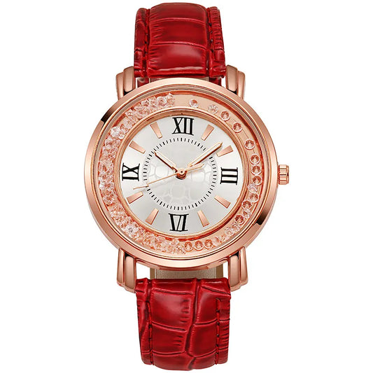 Stylish Ladies Quicksand Quartz Wristwatch