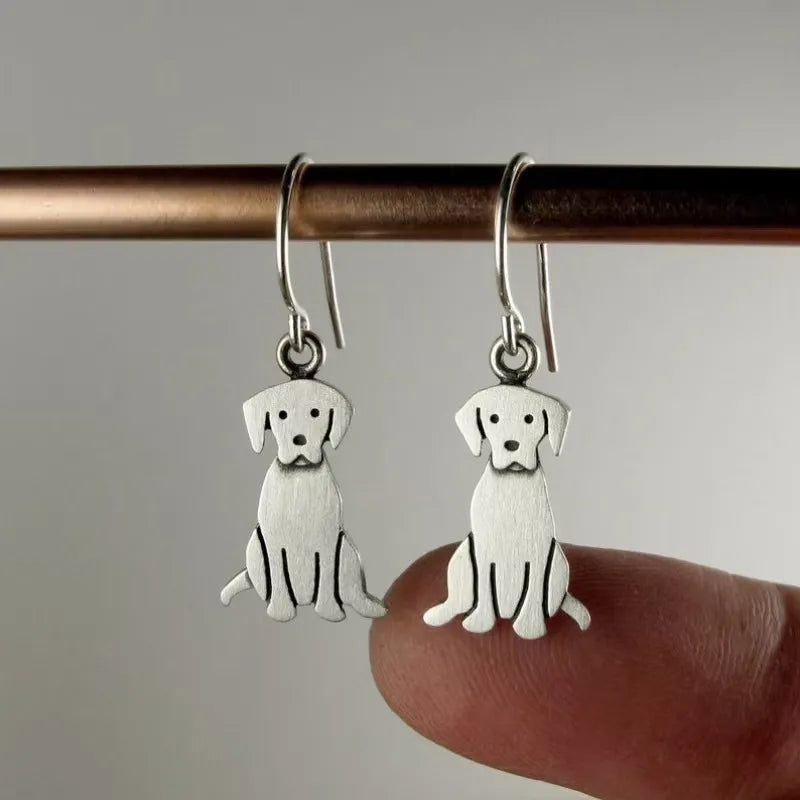 Creative Dog Stud Earrings