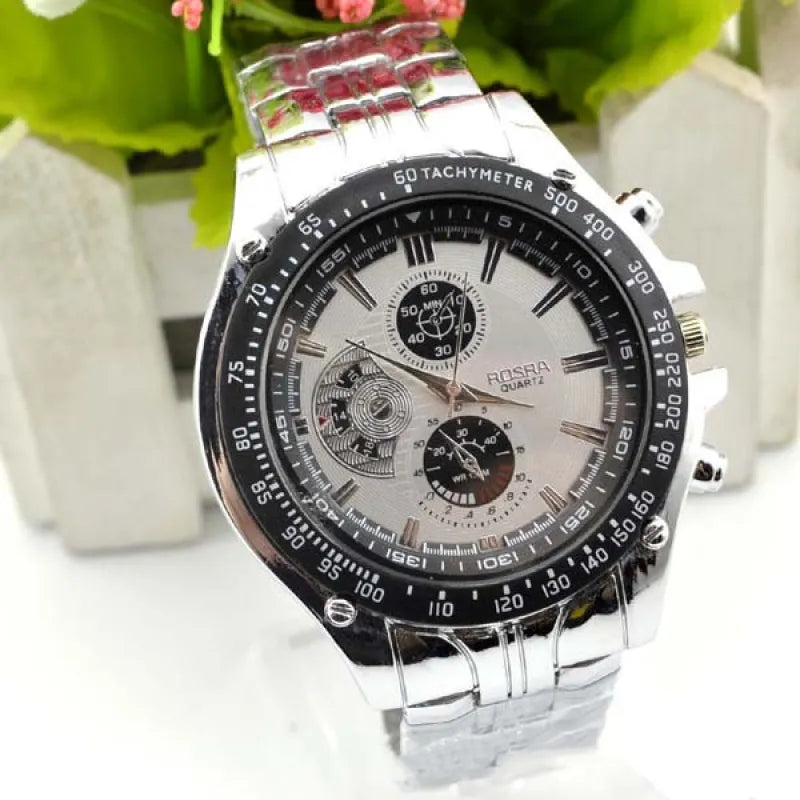 Men’s Luxury Quartz Stainless Watch