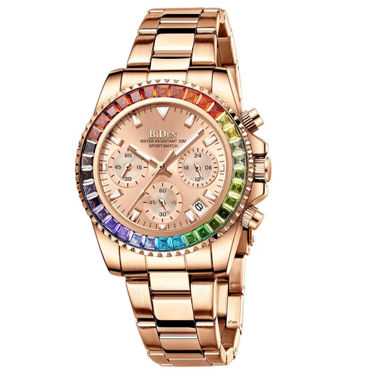 Executive Ladies’ Diamond Steel Bracelet Watch