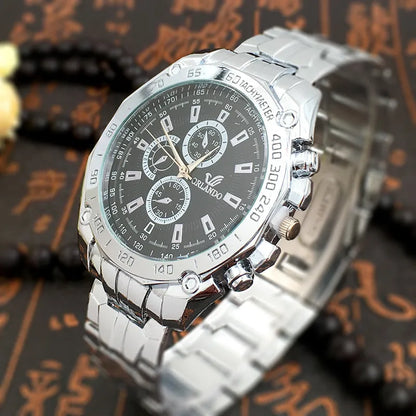 Onyx Drift | Essential Classic Quartz Watch