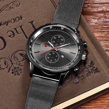 Stormmark | Sleek Men’s Stainless Steel Quartz Watch