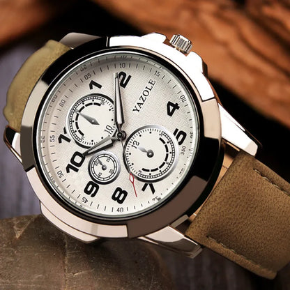 Men’s Fashion Quartz Watch – Minimalist & Trendy Design