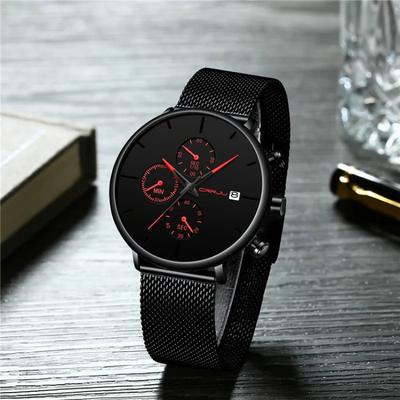 Premium Men’s Waterproof Quartz Wristwatch