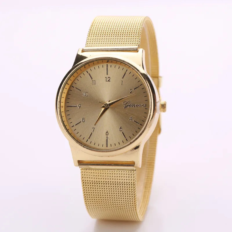 Luxury Gold Men’s Sports Watch with Large Dial – Outdoor Military Inspired Design