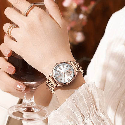 Valentina | Luxury Open-Heart Steel Watch