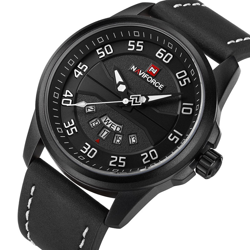James - Quartz Watch with Leather Strap