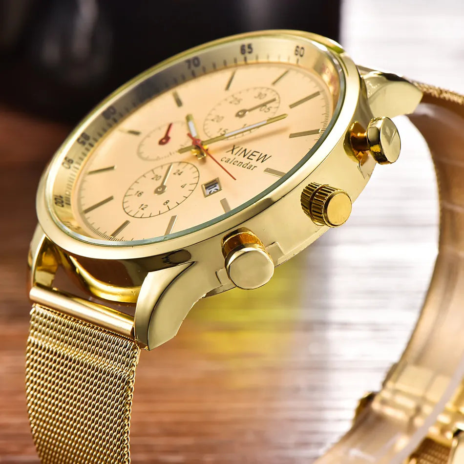 Stormmark | Sleek Men’s Stainless Steel Quartz Watch