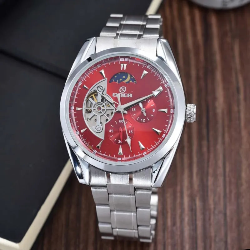 Luxury Men’s Tourbillon Watch – Small Seconds & Moon Phase
