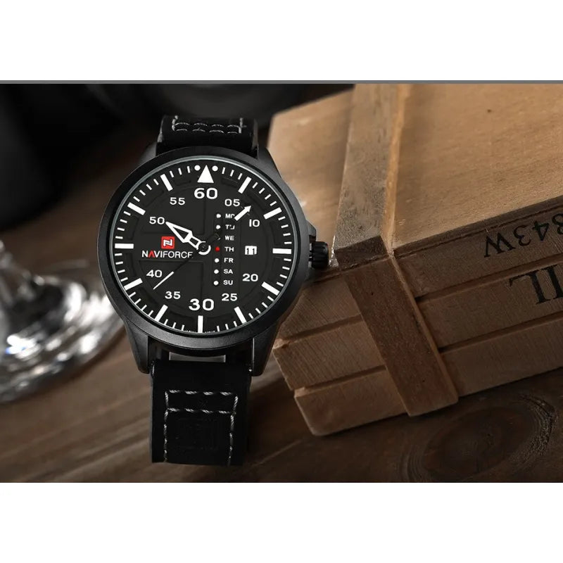 NAVIFORCE Military Quartz Watch (Men)
