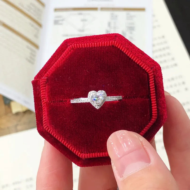 Vintage Sterling Silver Heart Ring