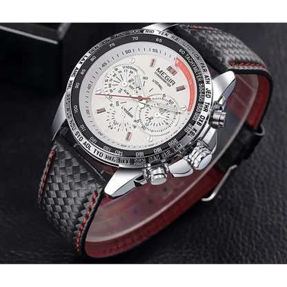 Leather Strap 3ATM Waterproof Quartz Luxury Business Mens Watches