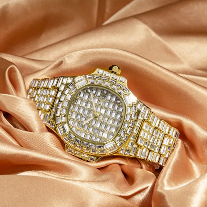 Men’s Full Drill Square Calendar Watch