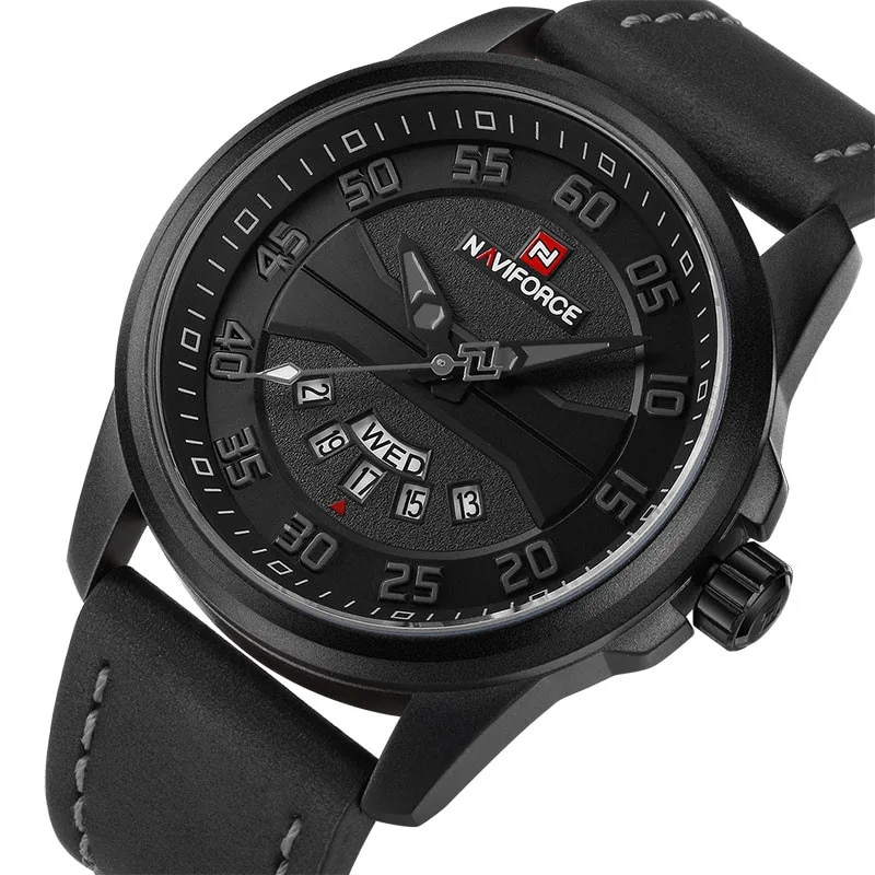James - Quartz Watch with Leather Strap
