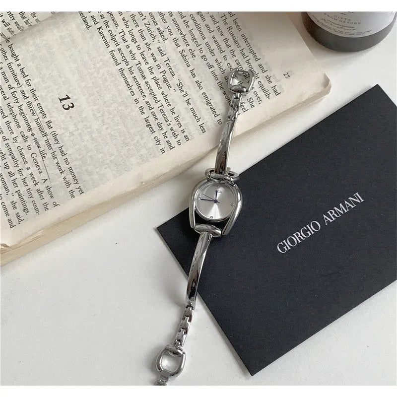 Retro Steel Bracelet Watch for Women