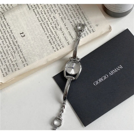 Retro Steel Bracelet Watch for Women